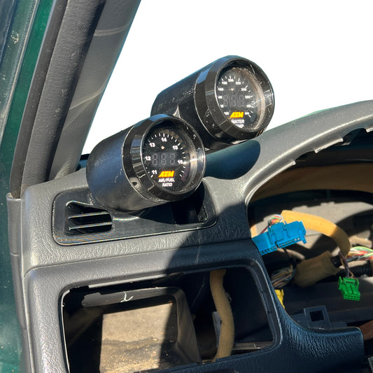 Dual gauge pod mount for 1997-2001 CRV Functional Defrost vent