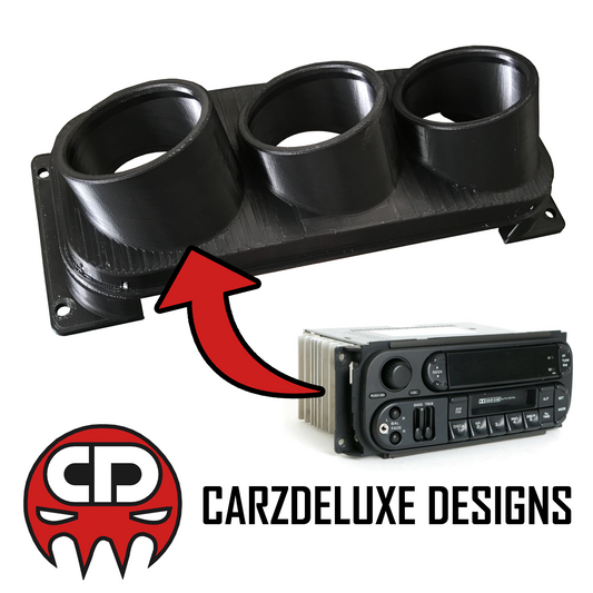 Dodge Neon SRT4 Radio triple gauge pod / Radio Delete plate