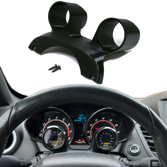 Dual gauge pod mount for 2011-2019 Fiesta ST steering column