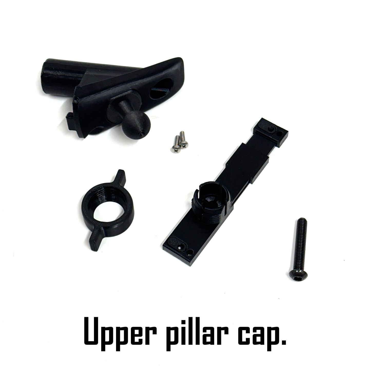 Custom Auxiliary panel mount for 2018-2024 Jeep Wrangler Pillar cap